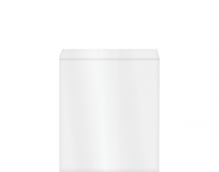 Greaseproof Paper Bags #2 Flat, White - Castaway