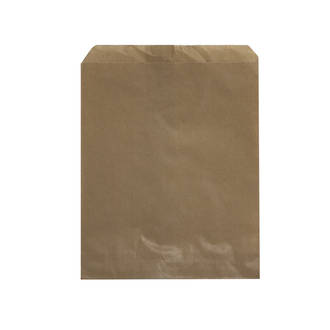 Flat Brown Paper Bags - 235x295 - No.6 - UniPak
