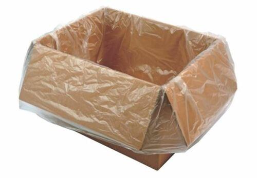 Carton Liner Gusseted Polyethylene Bag - Clear 600x420x700mm 30mu - Matthews