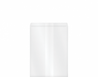 Greaseproof Paper Bags #1 Flat, White - Castaway