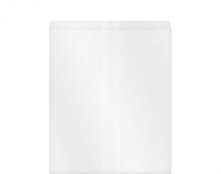 Greaseproof Paper Bags #4 Flat, White - Castaway